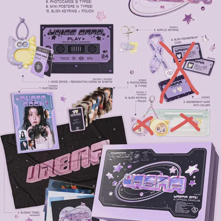 Iu Yuana 8th Fanclub Merchandise Kit