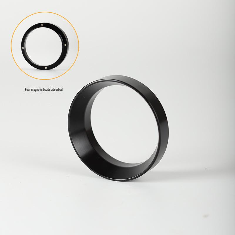 

Enhanced Coffee Powder Ring: Aluminum Alloy Aroma Cup with Magnetic Anti-Flying Ring for Italian Coffee Bean Grinding 58mm Magnetic Ring