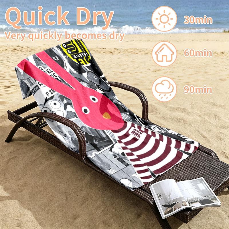 31 minutos Beach towels also serve as bath towels summer essential a musthave for the outdoors the beach and the pool