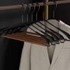 Thickened Wide-Shoulder Beech Iron Suit Hanger Seamless Non-Slip Paint Metal Hanger Home El Dry And Wet Dual-Use Hange