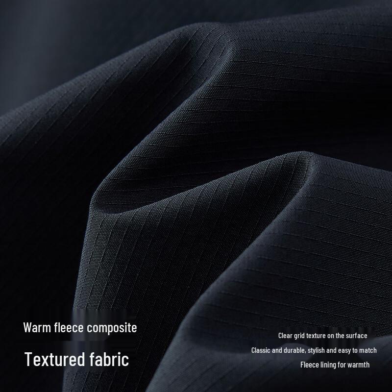 Semir Herren Übergroße Fleecegefütterte Kapuzen-Winterjacke