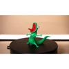 Funny Reptile Spring Wobble Toy Screaming Lizard Decor For Motorbike