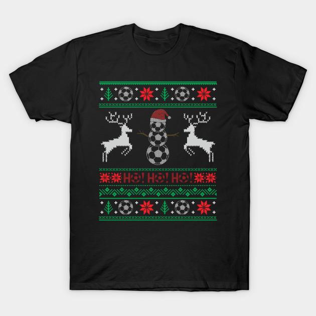 

Men Black Print T-shirt Funny Christmas Soccer Snowman Ugly Christmas Xmas No-Cut Transfer Paper Print Cotton Tshirt 4XL чорний