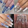3D Nail Art Rhinestones 12-Grid Super-Shiny Flatback Rhinestones Decorative Nail Art Adhesive Multiple Shapes Diy Nail Designs