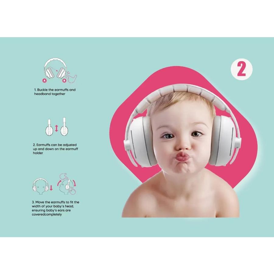 New Baby Ear Protection for Babies and Toddlers Noise Reduction Earmuffs Baby Headphones Against Hearing Damage Improves Sleep