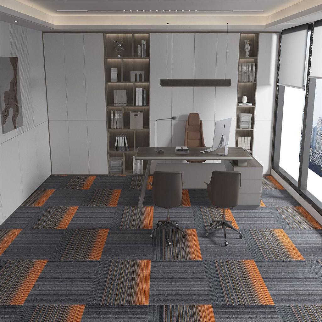 Office Carpet Splicing Square Billiard Hall Bedroom Engineering Room Floor Mat Commercial Pvc Hotel Floor Mat