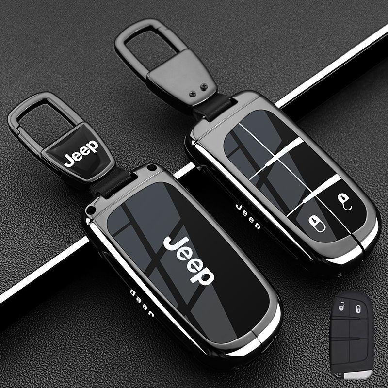 Car Remote Key Case Cover Protect Shell Bag For Jeep Renegade Compass Grand Cherokee for Chrysler 300C Wrangler Accessories