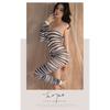 Sex Stockings Female Sexy Transparent Sex One-piece Stockings Striped Mesh Clothes Free Open Gear Uniform Flower Seduction Woman