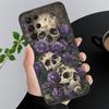 Skull Head Flower Art Phone Case For Samsung Galaxy A15 A35 A55 A52 A53 A54 A33 A34 A25 A05S A16 A14 A05 A51 A52S A71