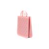 Gucci Presbyopia Logo Hollow Open Large Capacity Rubber Tote Bag Tote Bag Shopping Bag Handbag Children's Bag Children's Style Bright Pink