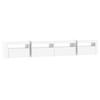 Vidaxl TV Cabinet with LED Lighting, White, 240X35X40 Cm