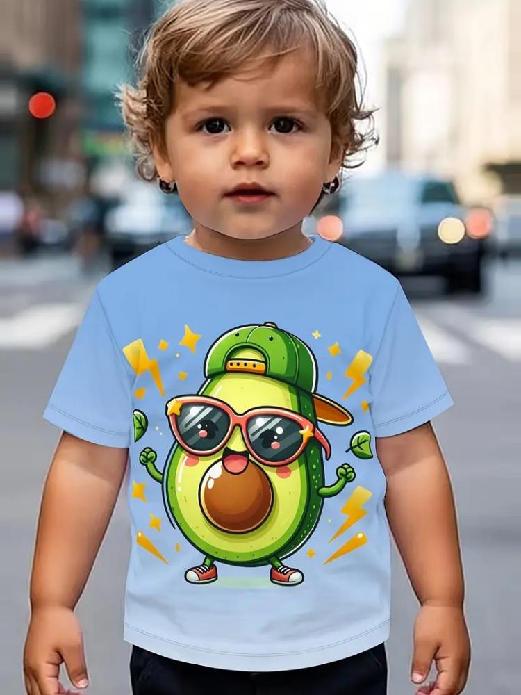 Summer Kids Boys Clothes 3D Dinosaur Graphic T Shirts Short Sleeve Children s T-Shirt Fashion Boys T-Shirt Breathable T-Shirts 100