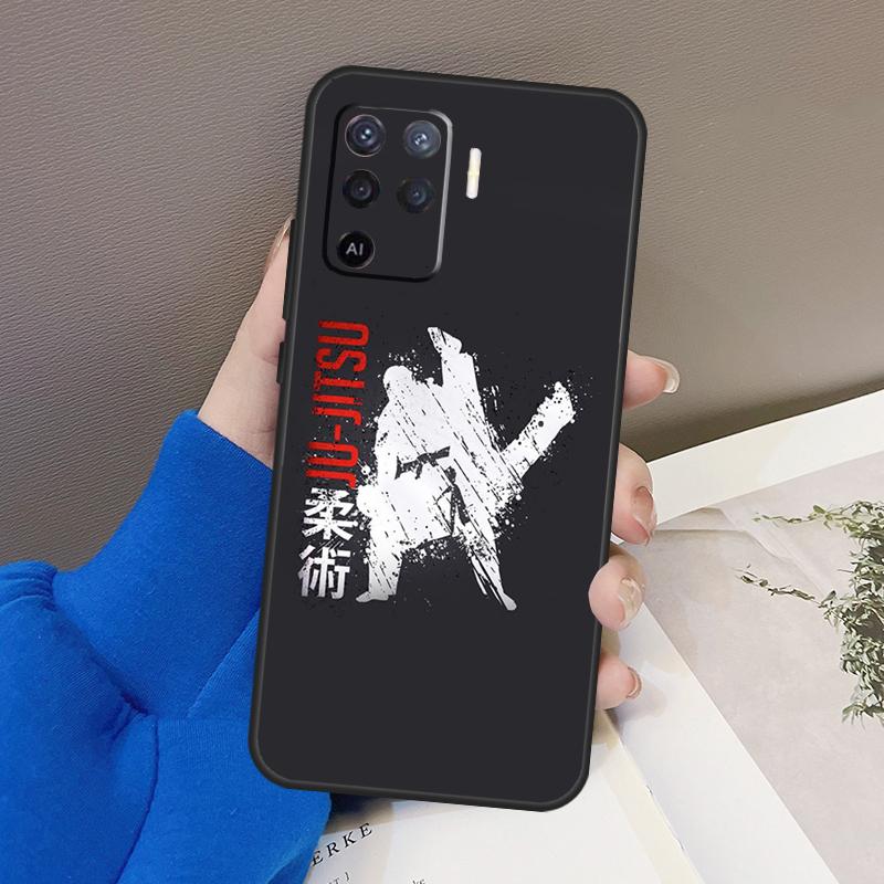 Japanese Martial Arts Judo Case For Oppo A77 A57 A17 A60 A80 A40 A74 A54 A94 A78 A98 A18 A38 A58 A96 A76 A16 A15 A5 Pro