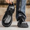 British Platform Casual Leather Shoes Derby Shoes