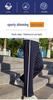 Unisex Dark Blue Summer School Trousers with White Stripe, Loose Straight-Leg for Primary & Secondary Students