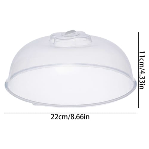Heixuaon Microwave Plate Food Cover, Microwave Splash Guard | Splash-Proof Plate Guard Cover, Transparent Splash Guard Cooker Lid for Restaurants, Hom