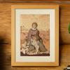 KINOWA "Madonna of Belvedere" Woodcut Original Handmade Kit, Masterpiece by Raphael, Made In Japan