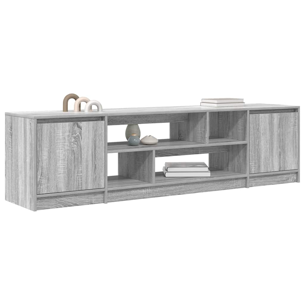 TV Stand Gray Sonoma 188.5 x 41 x 50 cm Engineered Wood