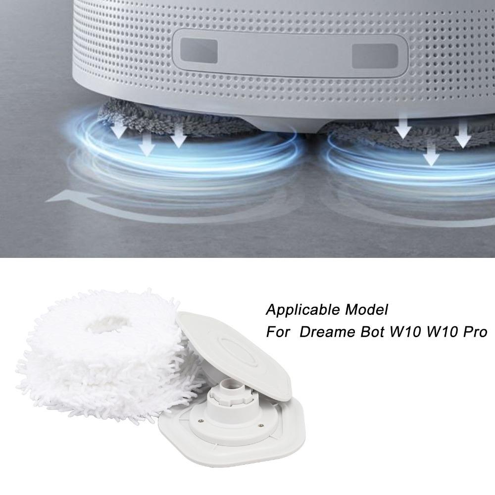 8PCS Snap Fit Vacuum Floor Mop Mop Pads Replacement for Dreame W10 /W10 Pro Dust Removal