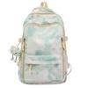 Schoolbag new tie-dye bag junior high school boys and girls class tutoring bag large capacity backpack high value casual backpack