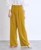 Yours Wide Pants BDXN1808 Camel One-Tuck High-Waist S,