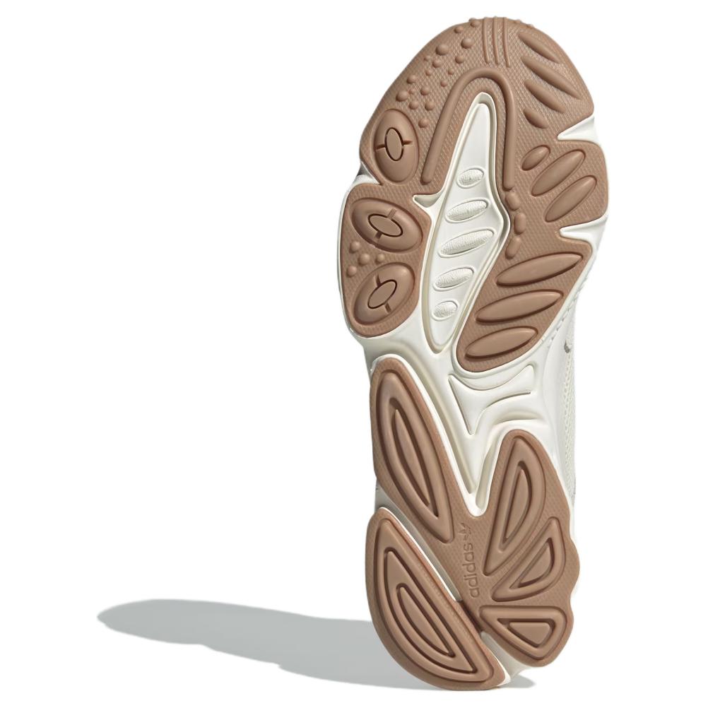 Adidas Originals Ozweego Retro Comfortable Slip Resistant Durable Low Top Dad Shoes Unisex Sneakers Off-White Brown JR8362