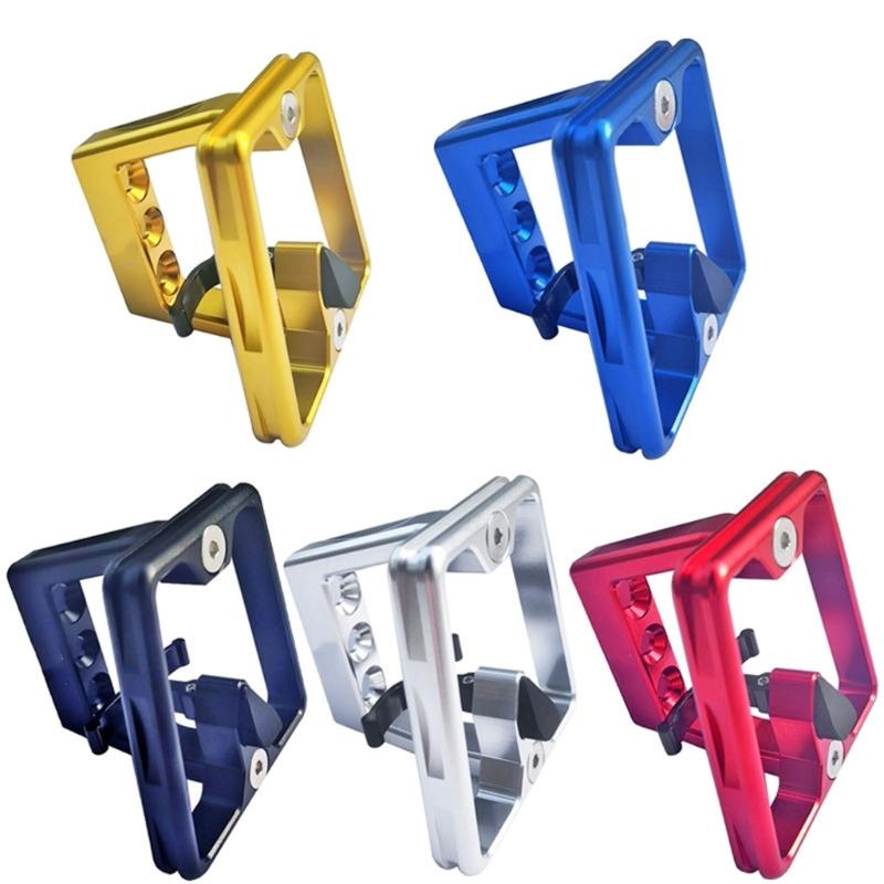 Folding Bike Front Carriers Block Bracket Aluminum Alloys Front Shelf Mount Carriers Bicycles Frame Adapter Easy To Install