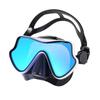 Snorkel Diving Mask Swimming Goggles Silicone Skirt Scuba Mask With Colorful Lens Tempered Glass Wide View For Adult Youth