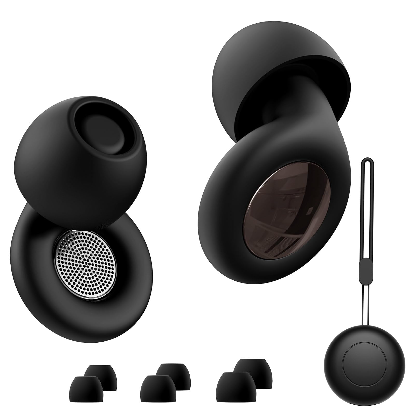 Nocclili Ear Plugs for Sleeping Noise Cancelling Silicone Ear Plugs for Concerts Traveling Studying Focus Reusable Ear