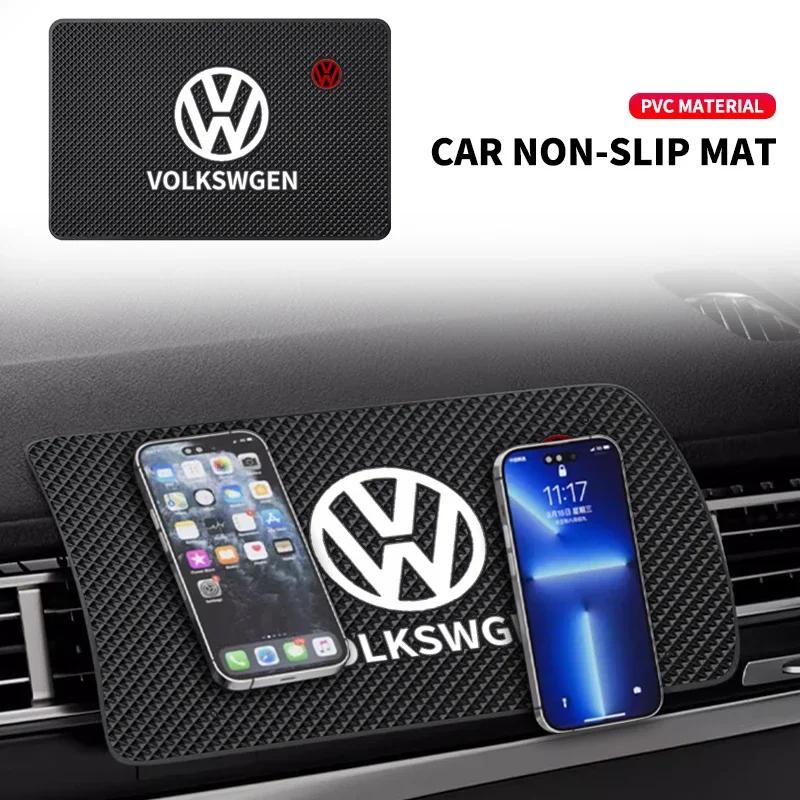 Covoraș Silicon Lipicios Antiderapant pentru Bordul Mașinii Suport Telefon Anti-alunecare Pentru Volkswagen Tharu R Polo T5 GTI Tiguan R-Line Golf Arteon