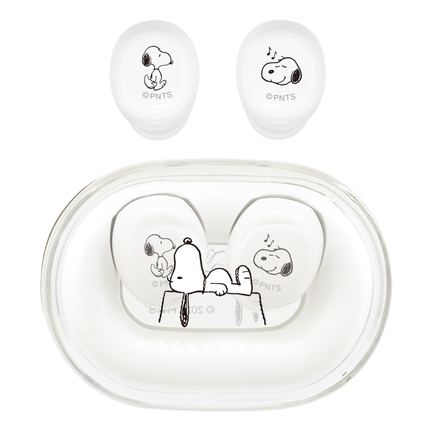 

Gourmandies Peanuts Snoopy полностью беспроводные стереонаушники белые SNGG-78WH