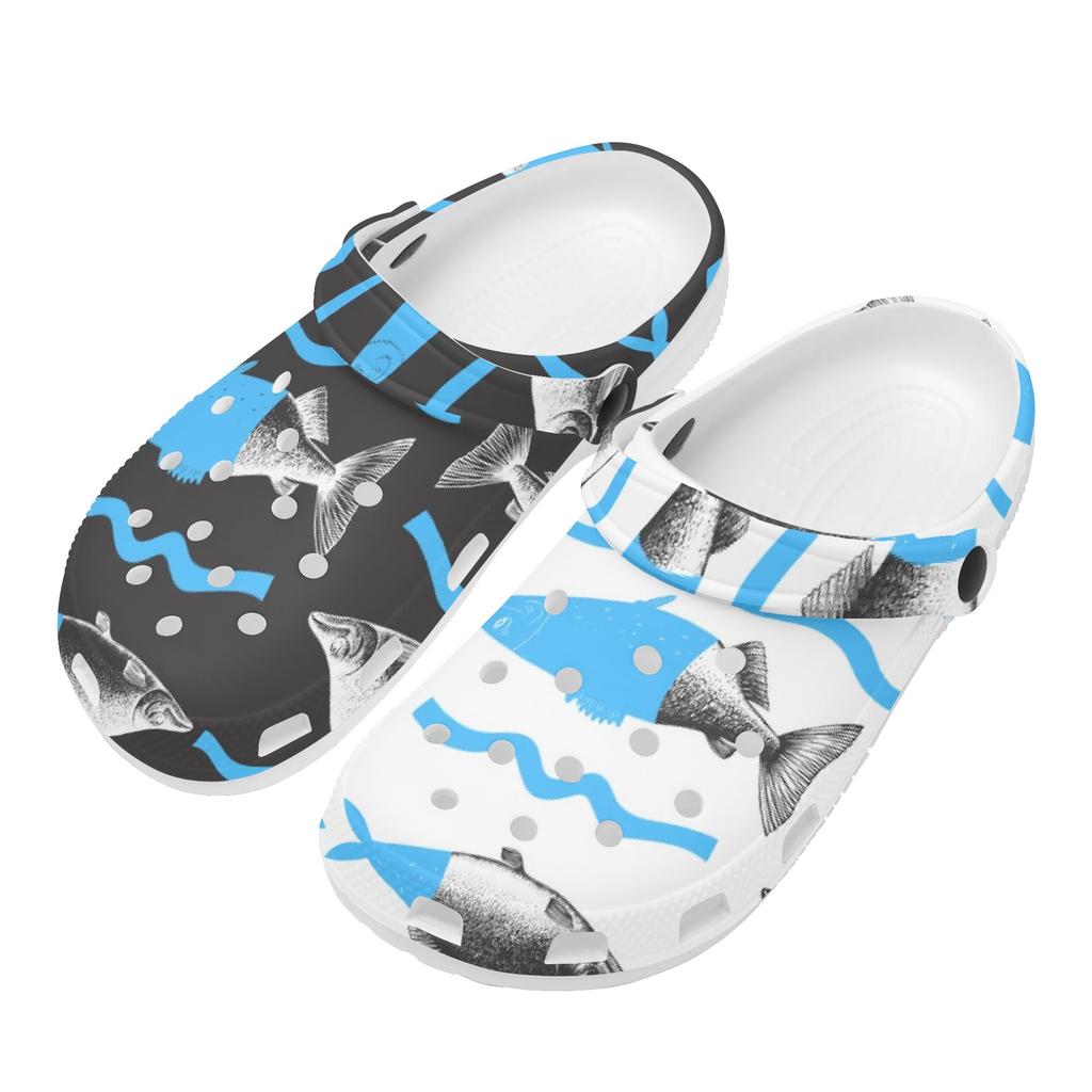 Unisex Casual Printed EVA Casual Clogs Quick Dry Lightweight Slip On Soft Shoes Lightweight Summer Sandals Daily Comfort