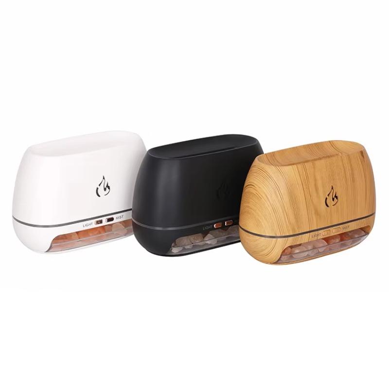 Wood Grain Aromatherapy Air Humidifier Automatic Ultrasonic 7 Colores Essential Oil Aromatherapy Cold Mist  Perfume Machine