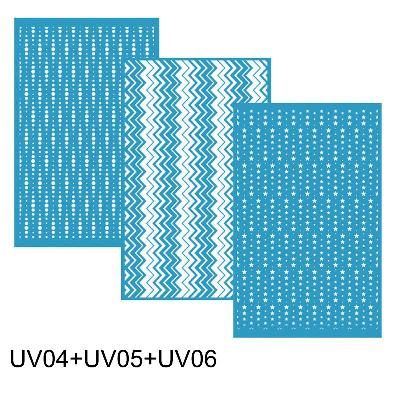 1-3Pcs Silk Screen Stencils for Polymer Clay Reusable Silk Screen Print Kit Mesh Stencil DIY Earring Jewelry Making Pottery Tool