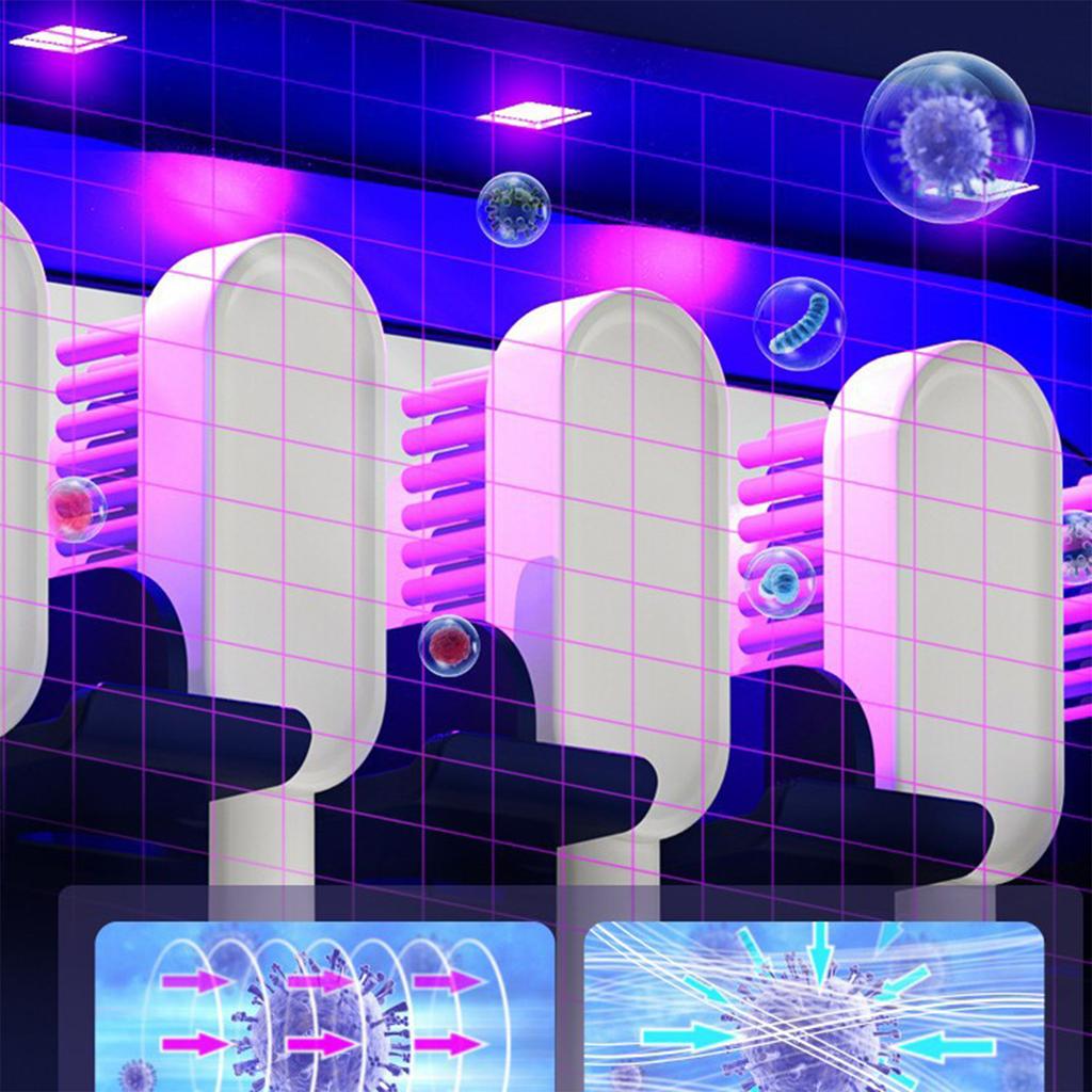 Multifunctional UV Toothbrush Sterilizer Automatic Drying Punch-free Wall-mounted Toothbrush Sterilizer Box