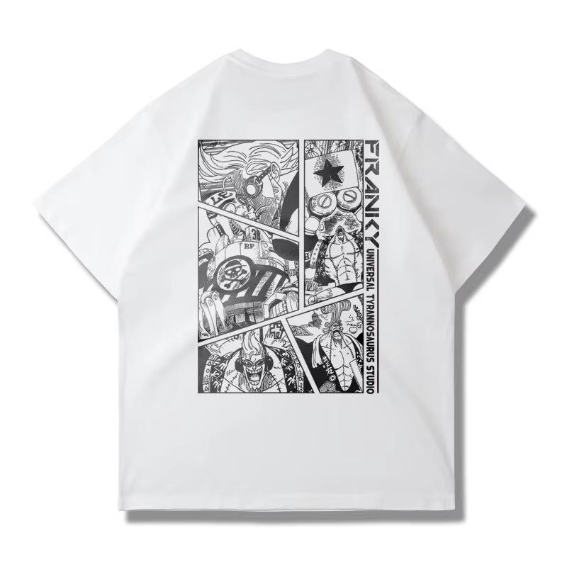One Piece Graphic TShirt Luffy ACE Anime Tee Unisexs 2026 Comfortable summer loose Unisexs Tshirt S