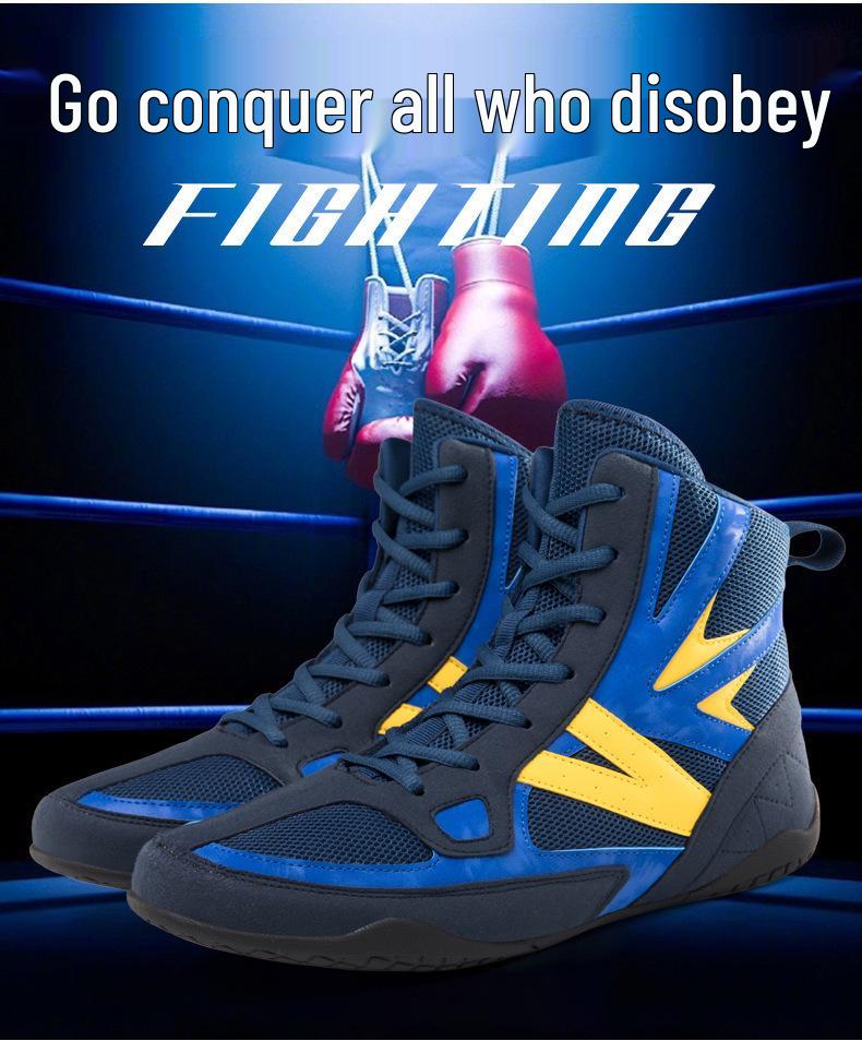 QJ-99-5 Unisex Plus Size Boxing & Sanda Non-Slip Training Shoes