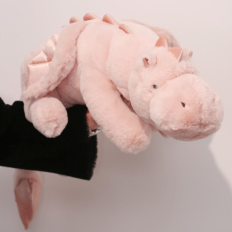 Little Dragon Plush Toy Soft Animal Doll With Prone Posture Design For Girls Bed Pillow