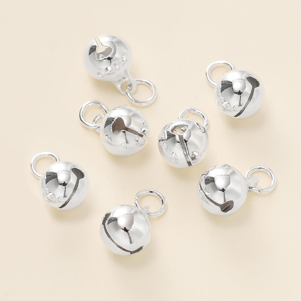 5Piece/Lot 14/18K Gold Color Plated Iron Bell Shape Charms Pendants for DIY Bracelet Necklace Jewelry Making Accessorie
