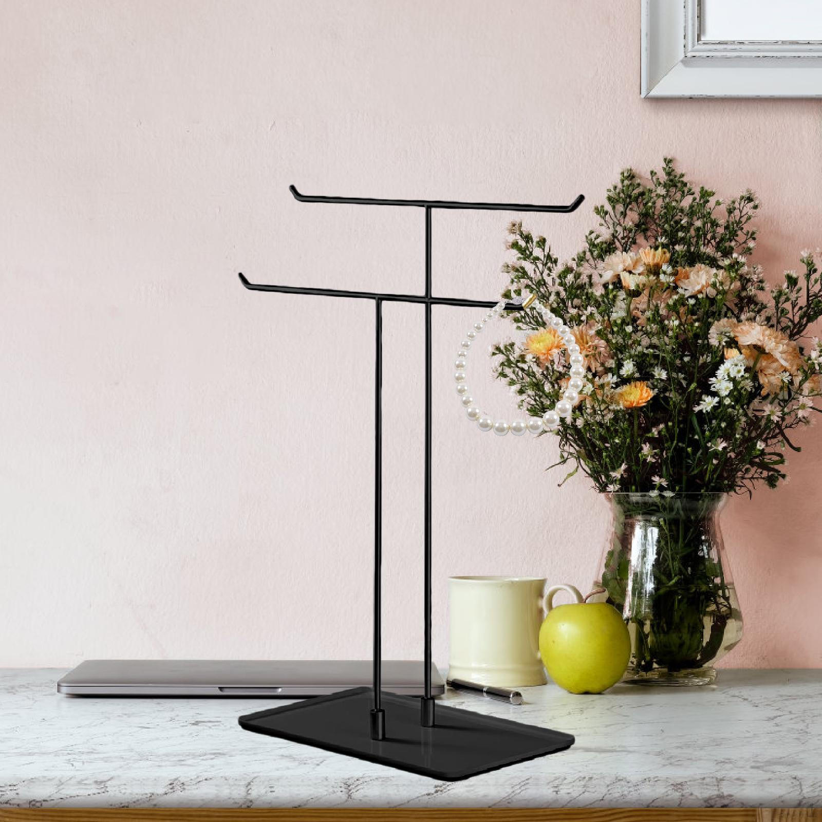 

Органайзер для украшений Подставка для серег Декор Подарки с базовой подставкой Подставка для ожерелья для чёрный