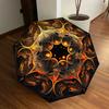 1pc Fractal Art Fashionable Automatic Opening/Closing Folding Umbrella with 8 Iron Bones, Plastic Handle Yy251015074