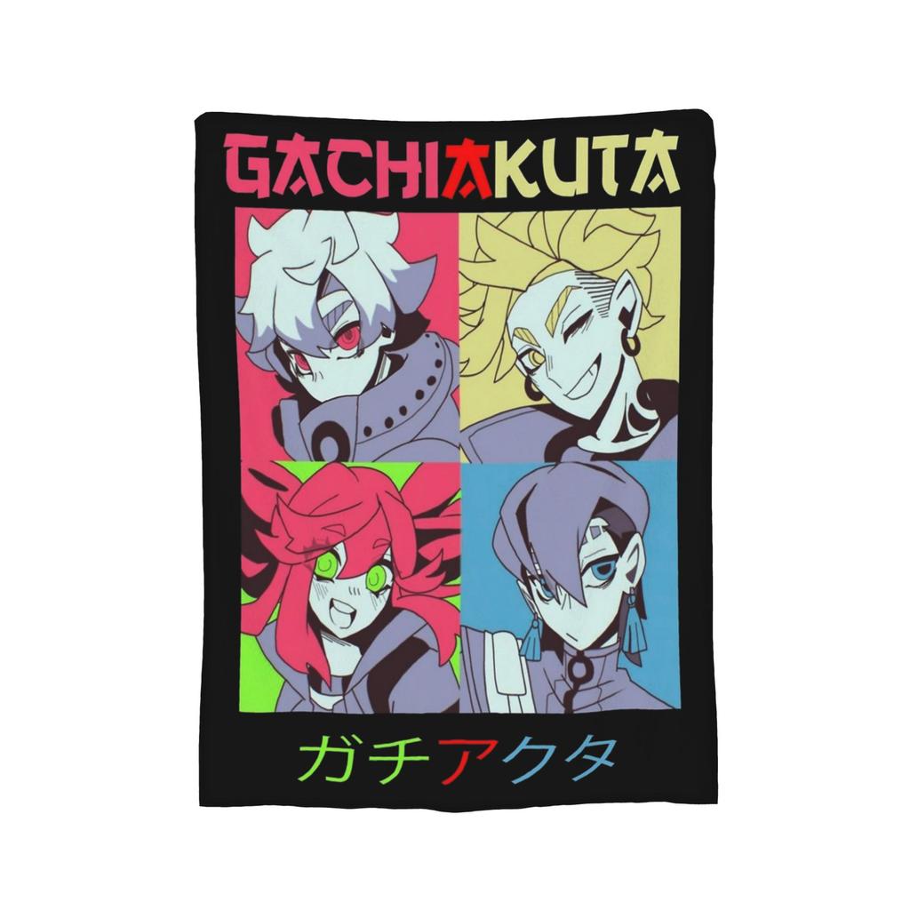 Anime Gachiakuta Cleaners Blanket Fleece Textile Decor  Breathable Lightweight Throw Blankets for Sofa Car Plush Thin Quilt