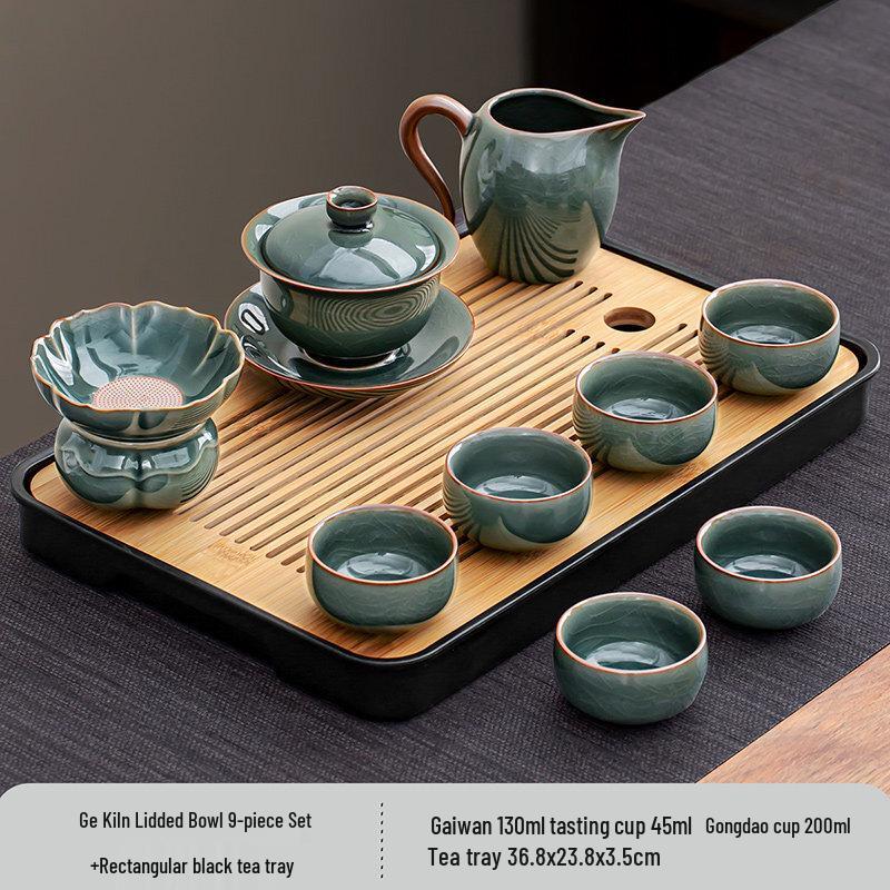 Chaxun Ge Ware Celadon Tea Set
