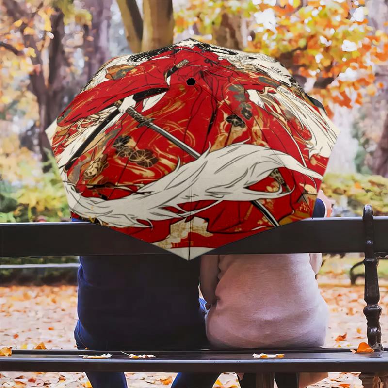 Passionate Embrace: Love's Intensity Folding umbrella Portable Umbrella Sun umbrella light travel
