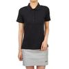 Zipore Golfwear Women S Collar ShorT Sleeve T ShirT g4lS23k135 Onyx