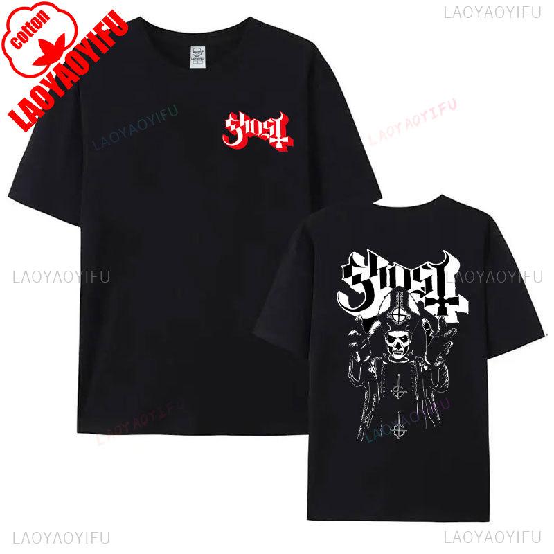 New Men T-shirt Ghost BC  Swedish Heavy Metal Band Fan Shirt Tshirt Women T Shirt Summer Cotton Casual Hipster Streetwear Tops
