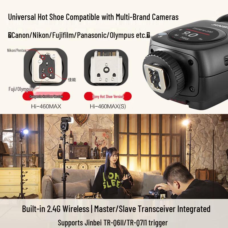 JINBEI Retro Hot Shoe Flash Kit