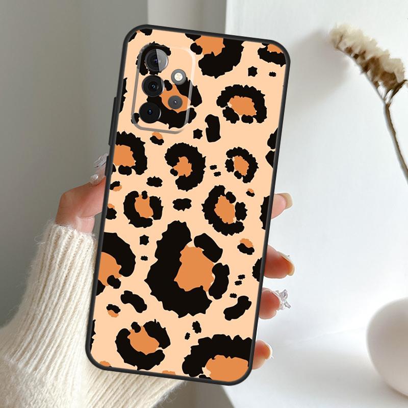 

Luxury Leopard Case For Samsung Galaxy A16 A26 A36 A56 A55 A35 A15 A54 A34 A14 A52 A32 A12 A13 A33 A53 A17 Samsung A52S 5G