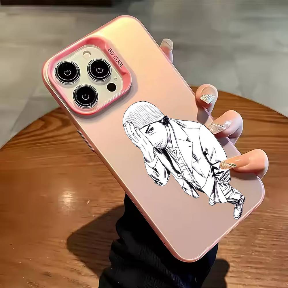 

H-Homunculus Hideo Yamamoto Phone Case Color Silver Shell For IPhone 17 16 15 14 13 12 11 Pro Max Plus iPhone16promax