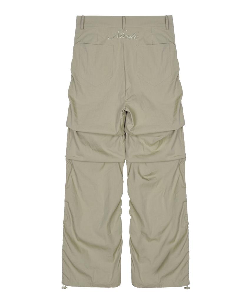 Nigaennikol Nicole Shirring Pants_Beige